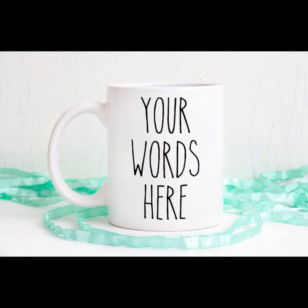 Customize your own coffee cup!